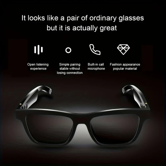 AI Smart Glasses | Bluetooth 5.3 | Voice Control | Waterproof | UV Protection | Voice Assistant